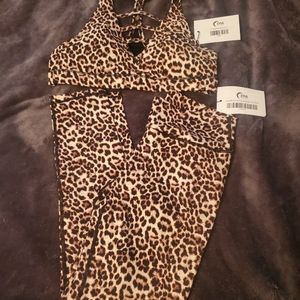 NWT Zyia Leopard Set